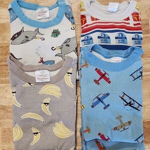 Hanna Andersson Kids Pajama Sets - Blue, Gray, Cream